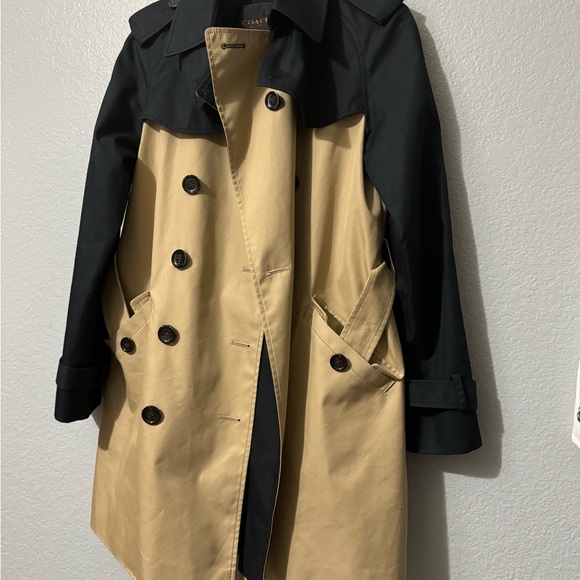 NWOT. Coach trench coat. Brand new. - Picture 3 of 6